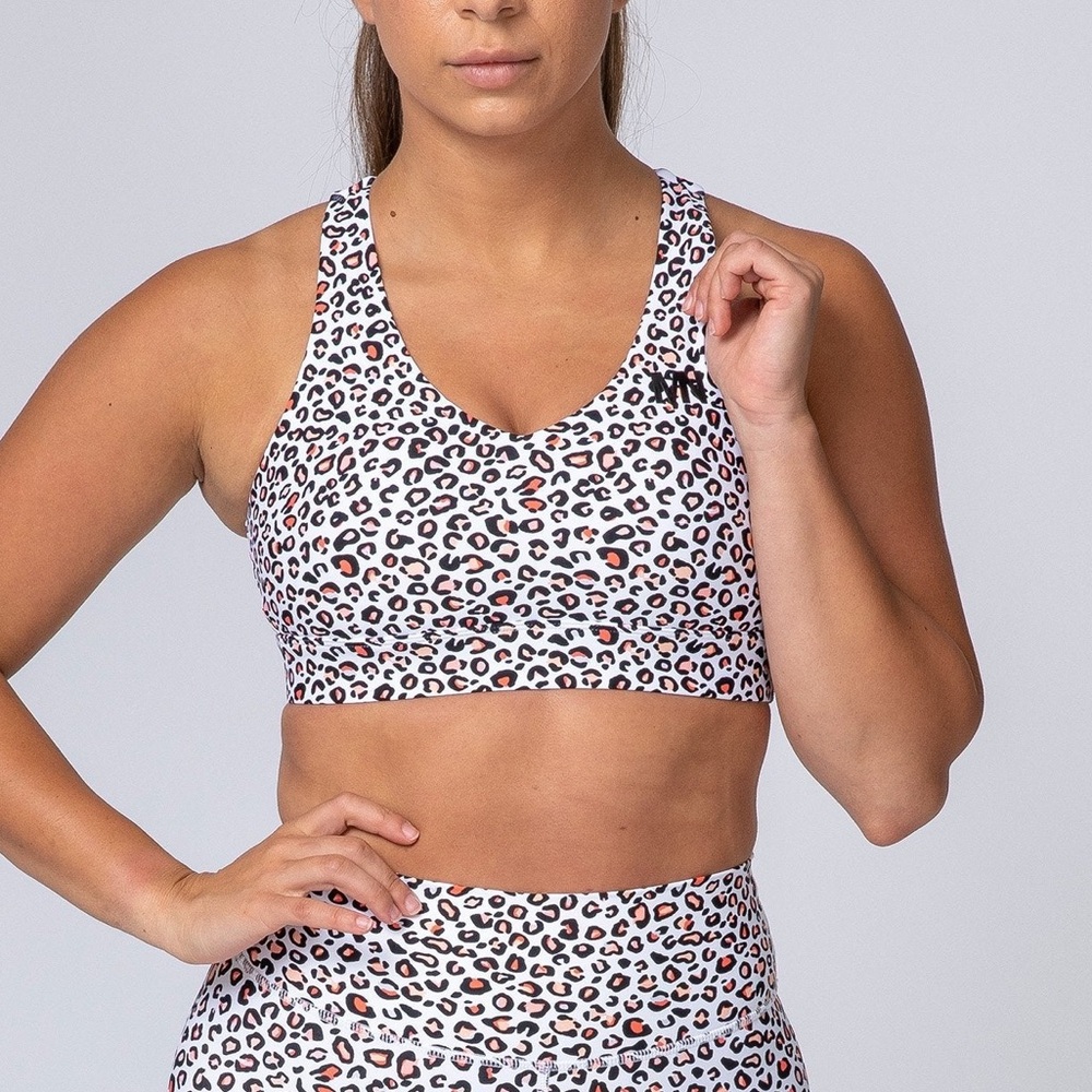 Muscle Nation Leopard sports bra